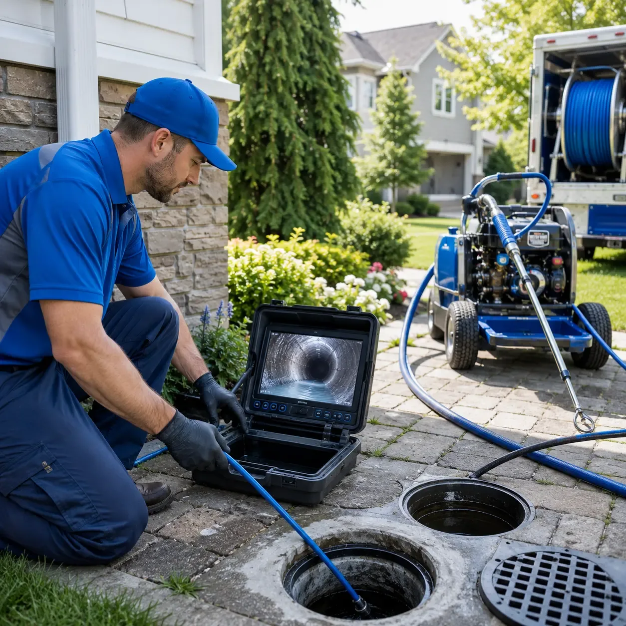 Outdoor drain cleaning professionals serving Exeter, ME