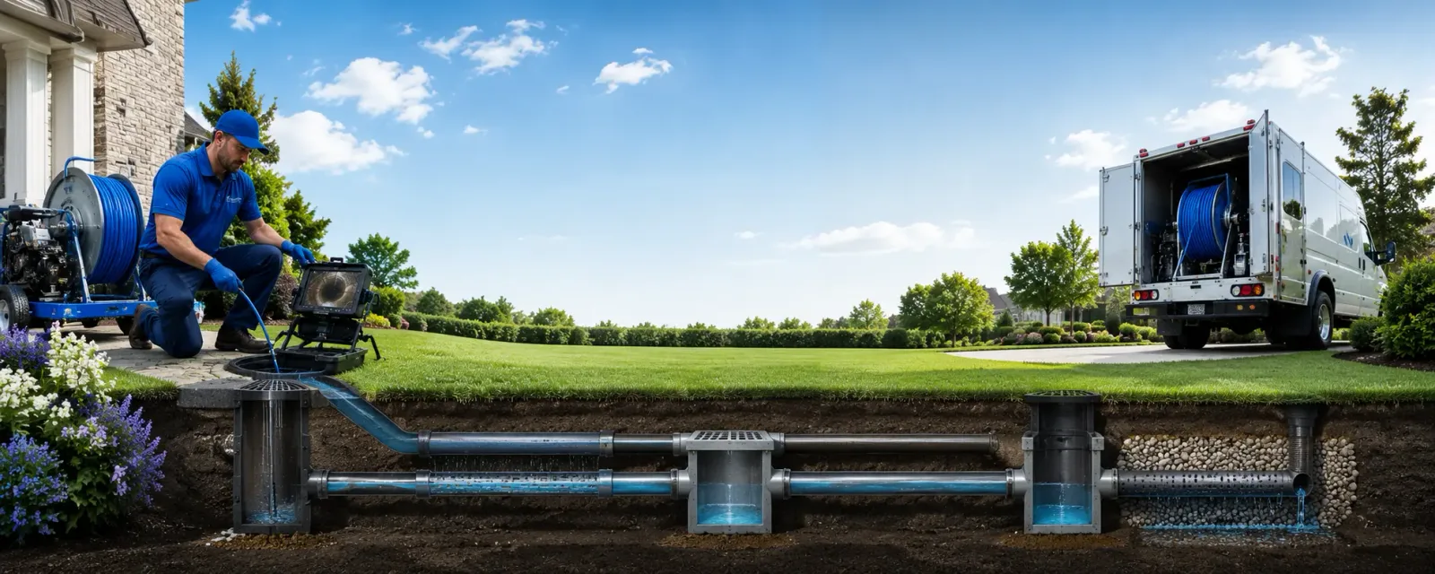 Outdoor drain cleaning information for Exeter, ME